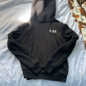 pink sweatshirt